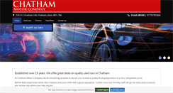 Desktop Screenshot of chathammotorcompany.co.uk