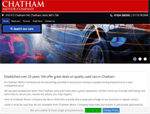 Tablet Screenshot of chathammotorcompany.co.uk